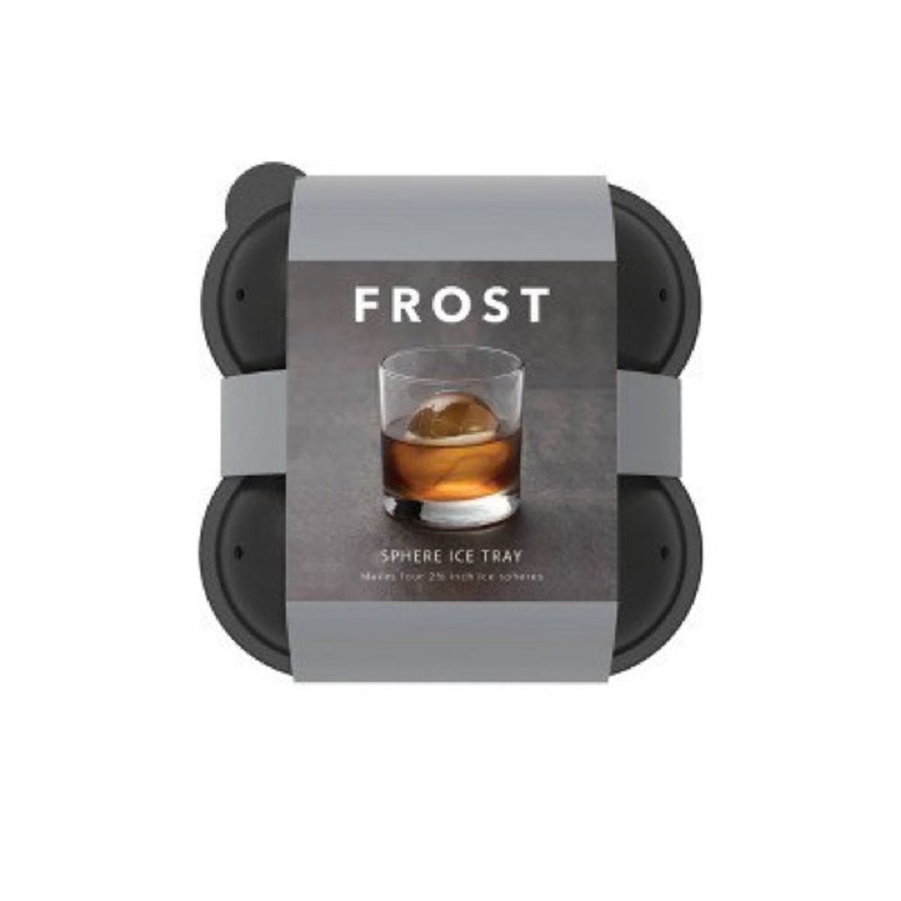 W&P Frost Silicone Sphere Ice Mold w/ Cover | Charcoal • NWT